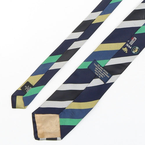 The Official Tour Tie Mens Multicoloured Striped Polyester Pointed Tie One Size - New Zealand & South Africa Cricket tour