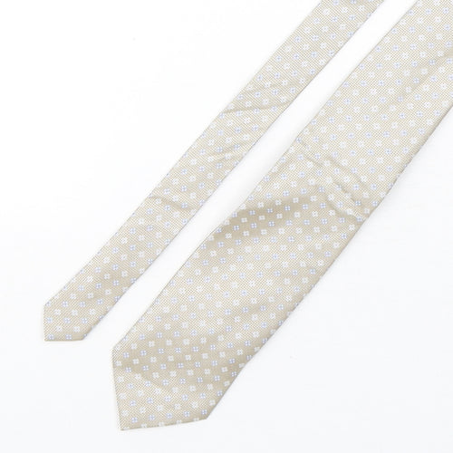 Michaelis Mens Multicoloured Geometric Silk Pointed Tie One Size