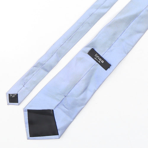 Linea  Mens Blue  Silk Pointed Tie One Size