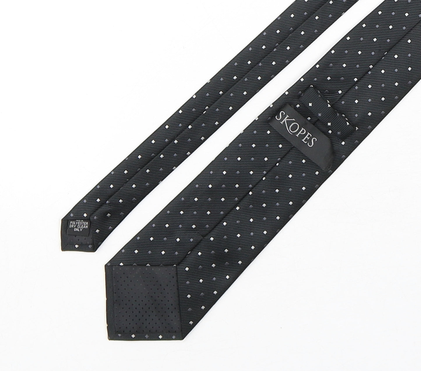 Skopes Mens Multicoloured Geometric Polyester Pointed Tie One Size