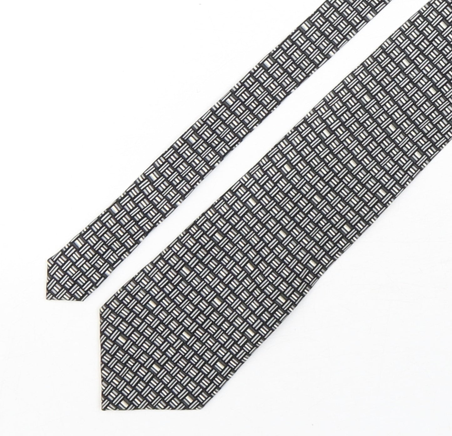 Debenhams Mens Multicoloured Geometric Silk Pointed Tie One Size