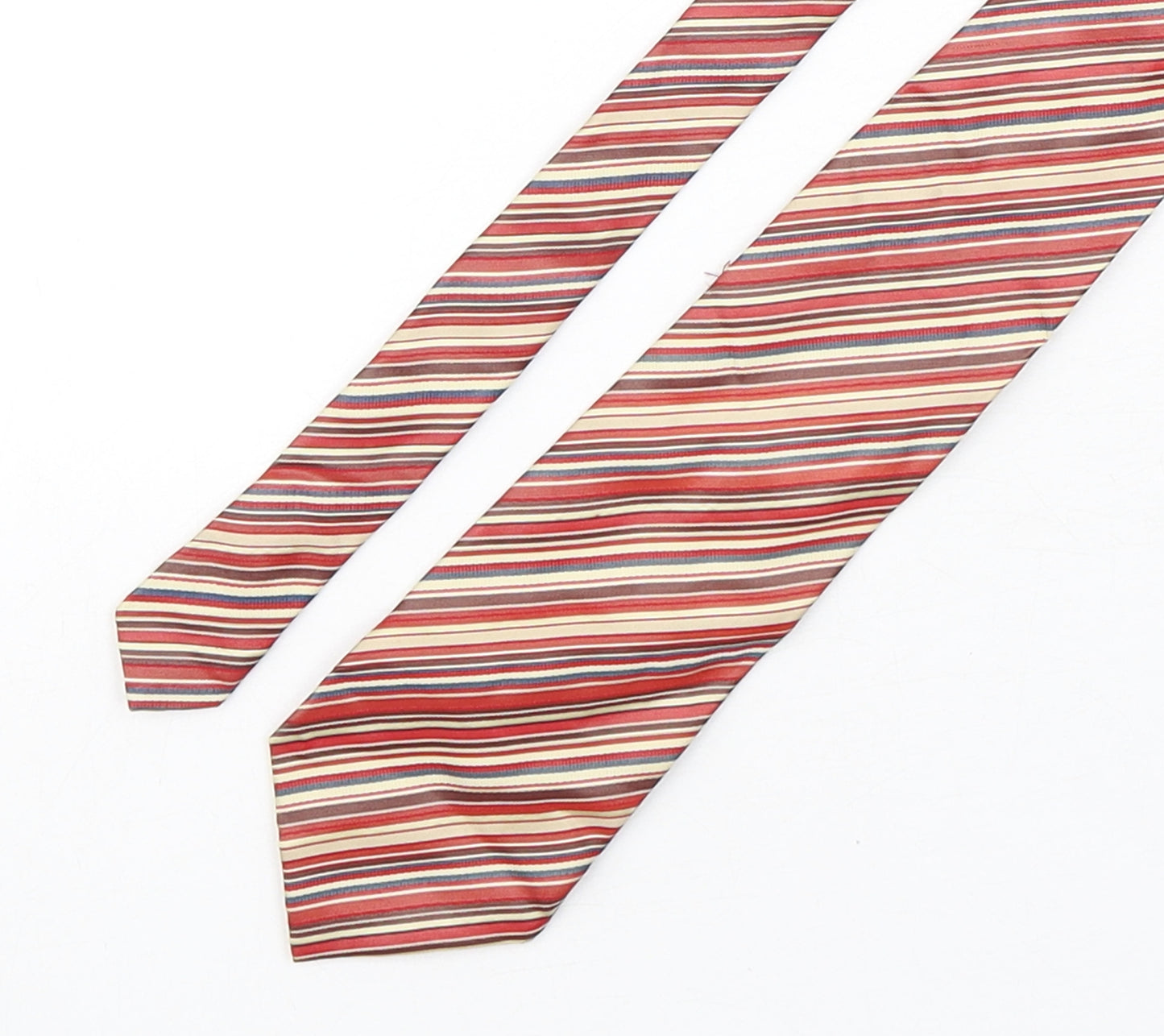 Tie Rack  Mens Multicoloured Striped Silk Pointed Tie One Size