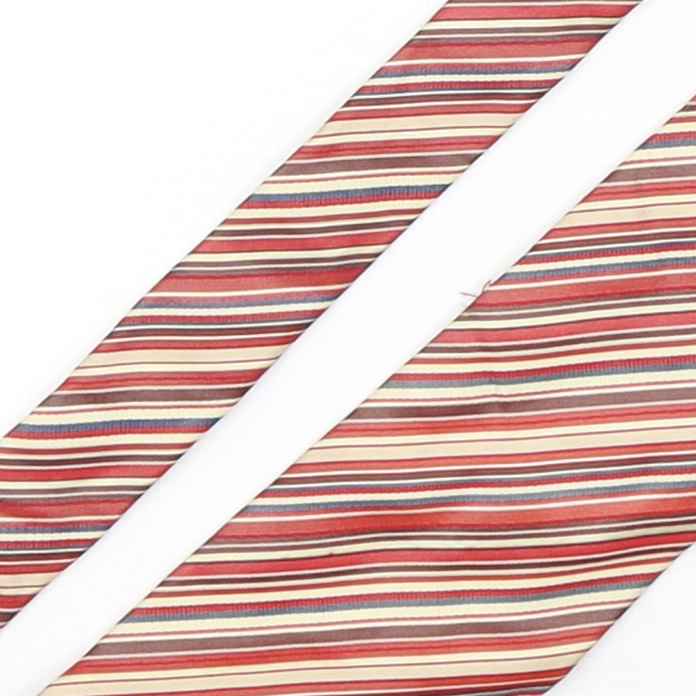 Tie Rack  Mens Multicoloured Striped Silk Pointed Tie One Size