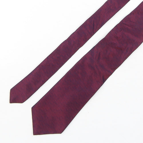 Autograph Mens Purple  Silk Pointed Tie One Size