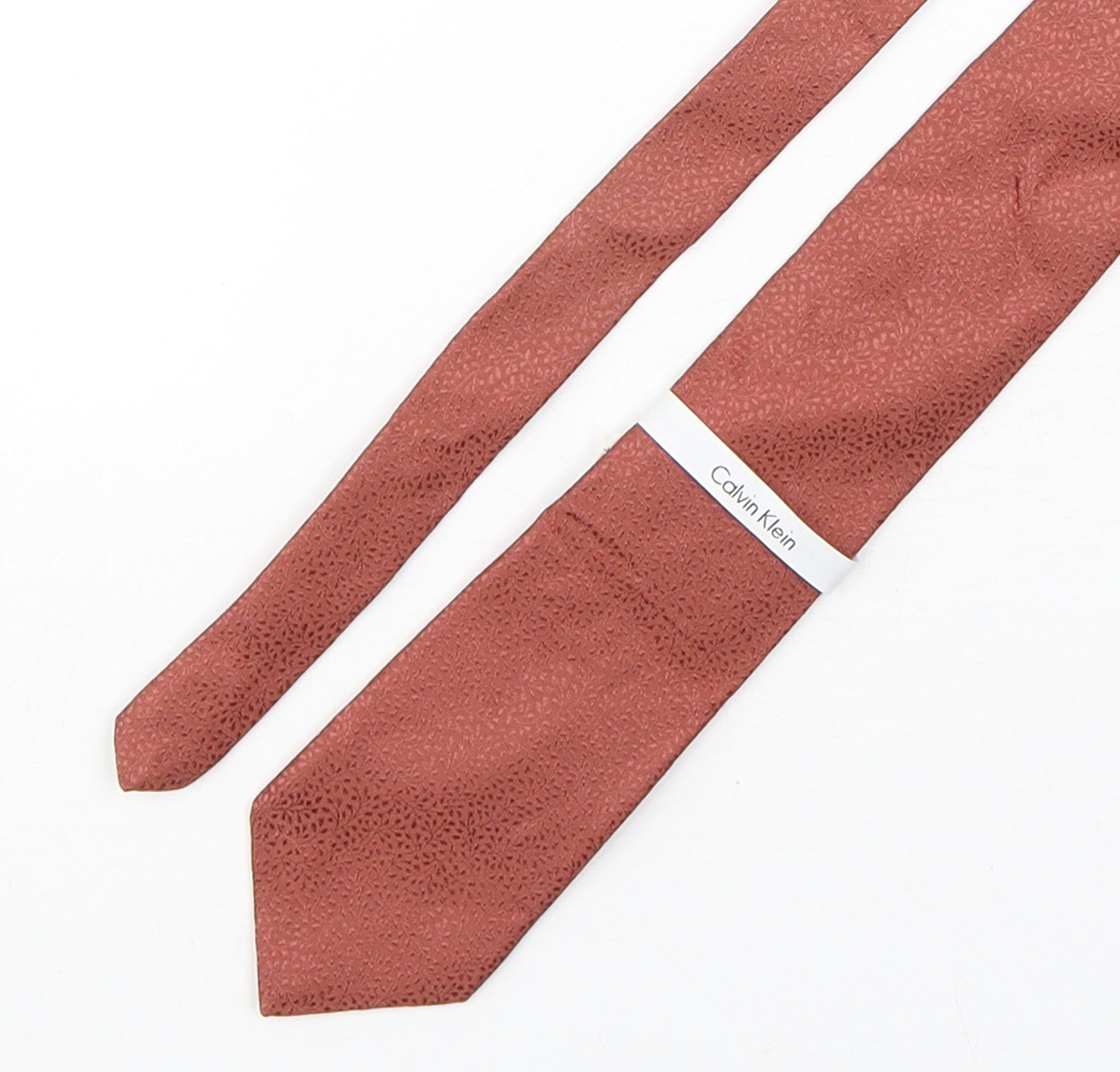 Calvin Klein  Mens Bronze Floral Silk Pointed Tie One Size