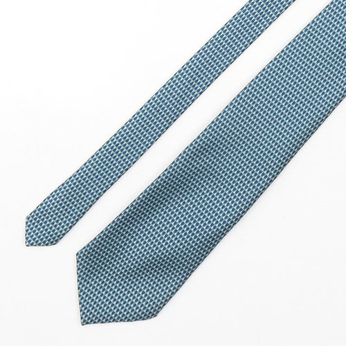 Debenhams  Mens Multicoloured Geometric Silk Pointed Tie One Size