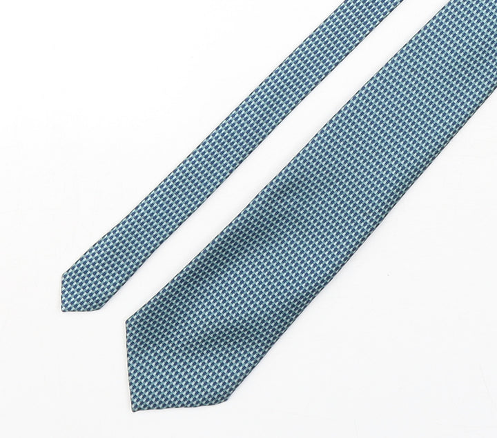 Debenhams Mens Multicoloured Geometric Silk Pointed Tie One Size