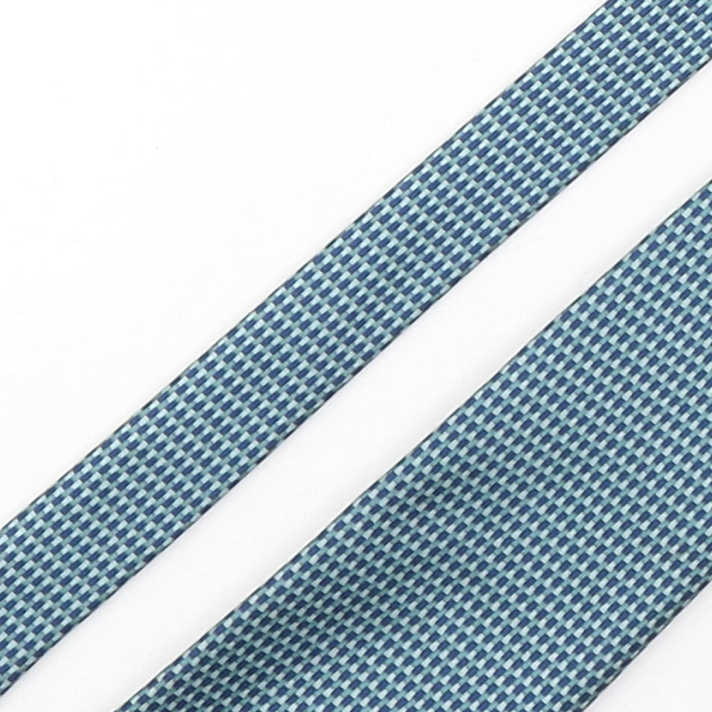 Debenhams  Mens Multicoloured Geometric Silk Pointed Tie One Size