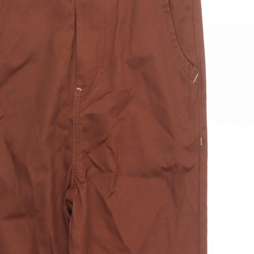 NEXT Boys Brown  Cotton Chino Trousers Size 10 Years  Regular Button