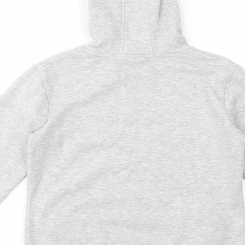 LA Gear Girls Grey  Cotton Pullover Hoodie Size 13 Years  Pullover