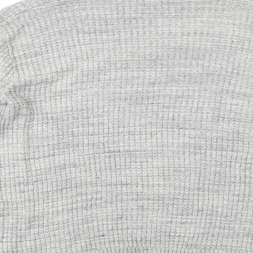 NEXT Womens Grey Roll Neck  Acrylic Pullover Jumper Size XL