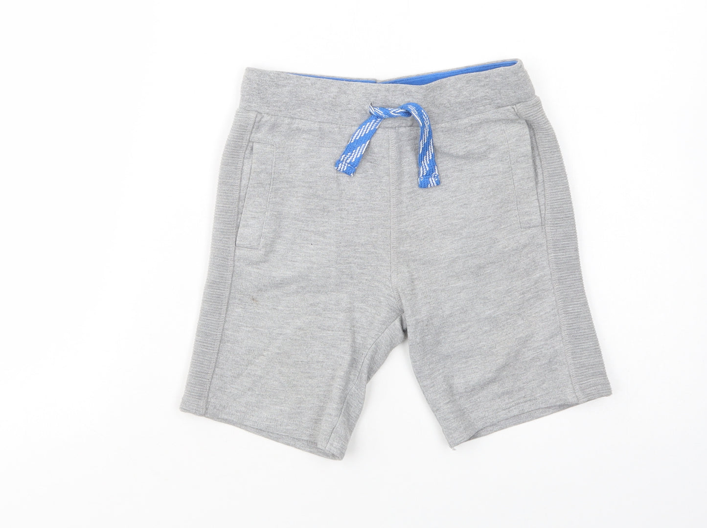 F&F Boys Grey  Polyester Sweat Shorts Size 6-7 Years  Regular Drawstring