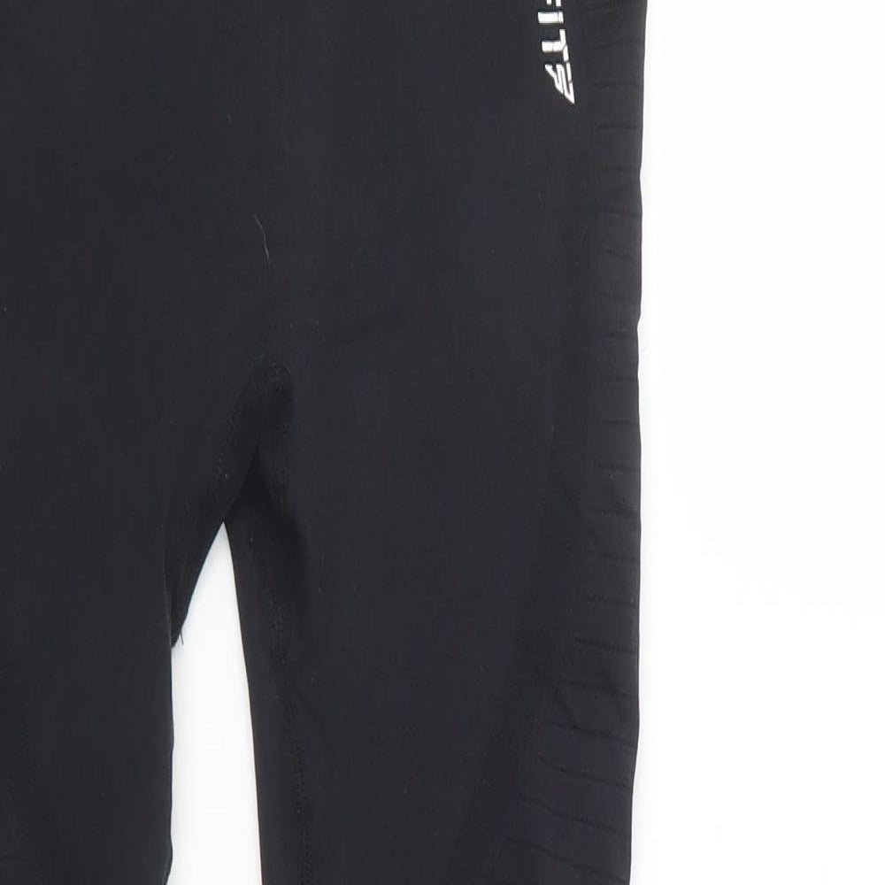 OneFit Womens Black  Polyester Compression Leggings Size XS L25 in Regular