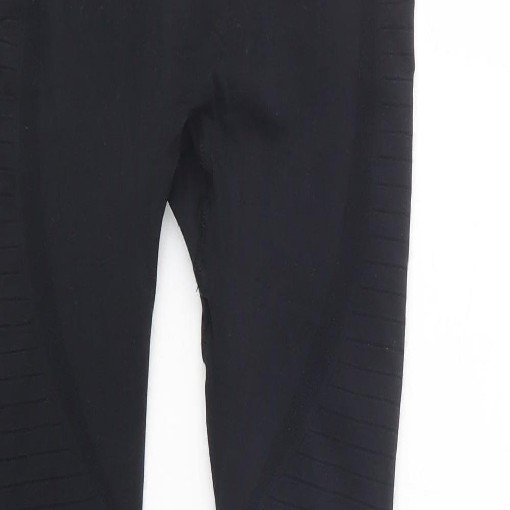 OneFit Womens Black  Polyester Compression Leggings Size XS L25 in Regular