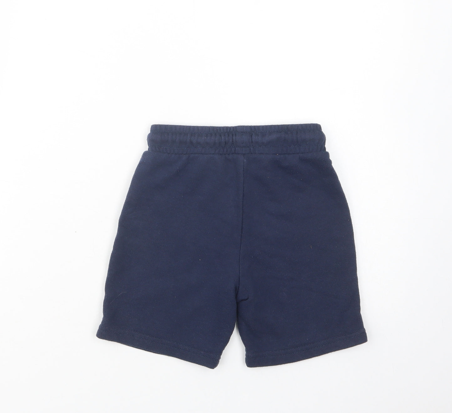 F&F Boys Blue  Cotton Sweat Shorts Size 4-5 Years  Regular Drawstring