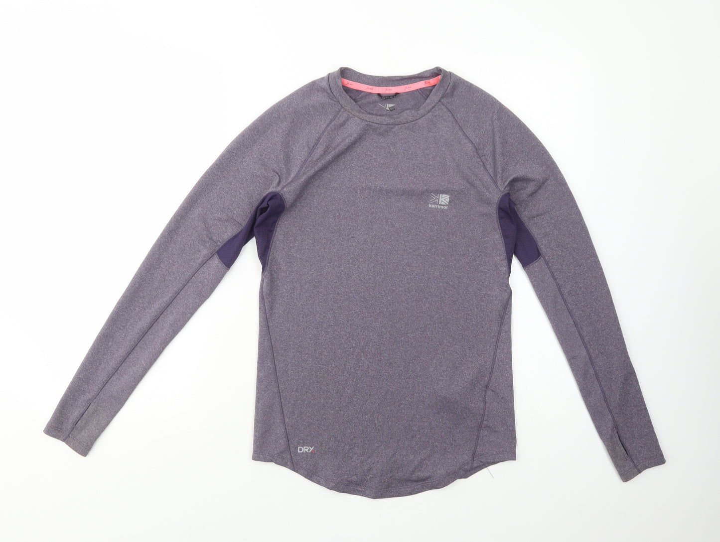 Karrimor Womens Purple  Polyester Basic T-Shirt Size 10 Crew Neck