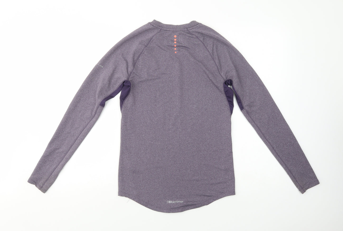 Karrimor Womens Purple  Polyester Basic T-Shirt Size 10 Crew Neck
