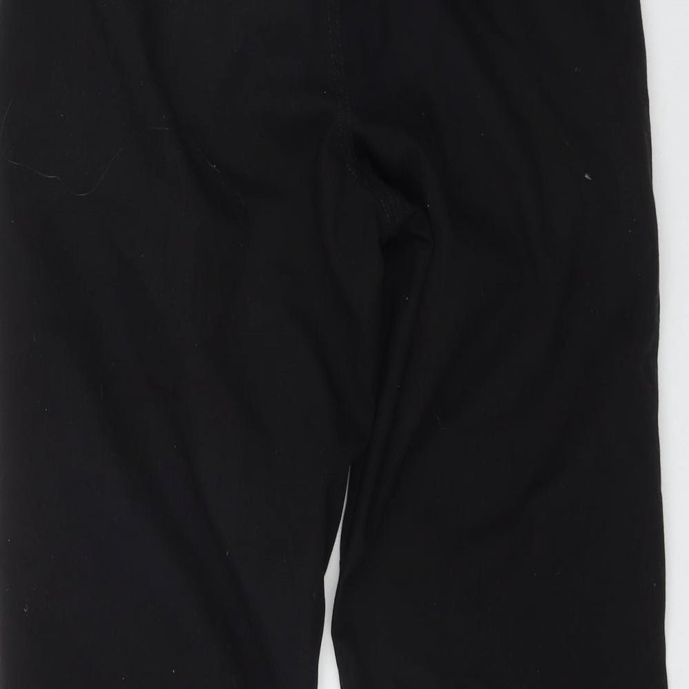 VANS Mens Black  Cotton Chino Trousers Size 28 in L30 in Regular Zip