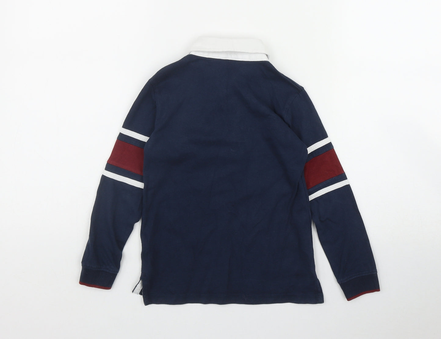 Dunnes Stores Boys Blue  Cotton Basic Polo Size 6 Years Collared