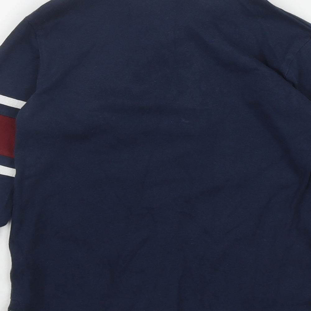 Dunnes Stores Boys Blue  Cotton Basic Polo Size 6 Years Collared