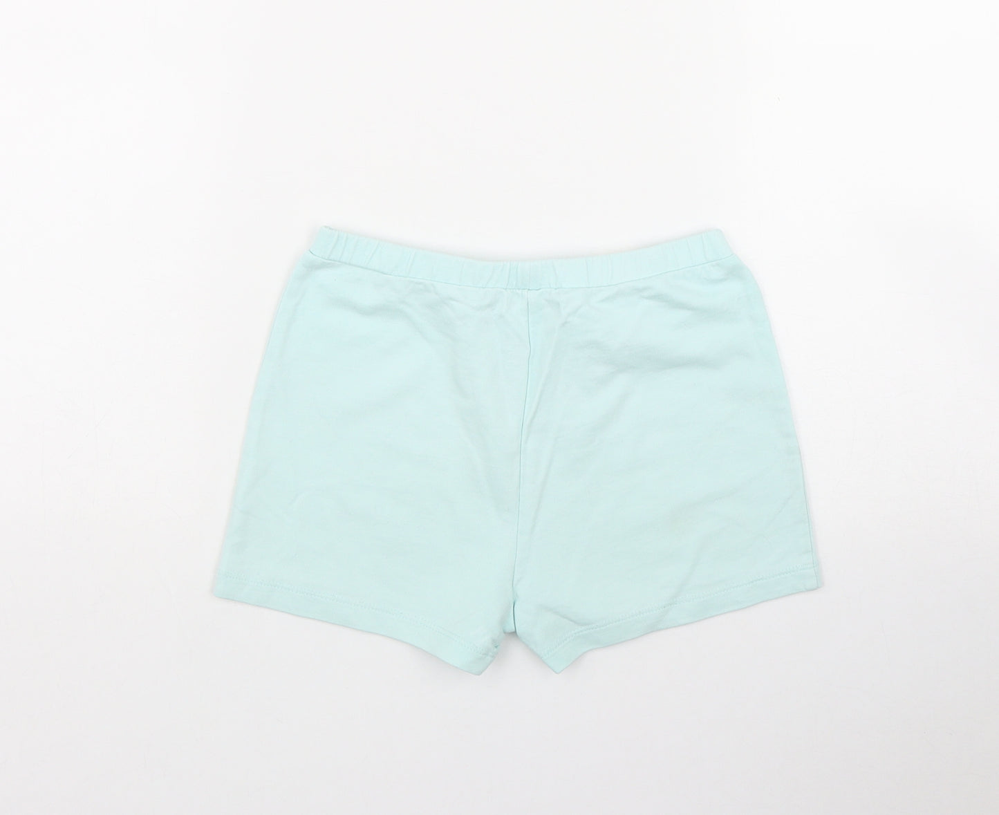 George Girls Green  Cotton Sweat Shorts Size 7-8 Years  Regular