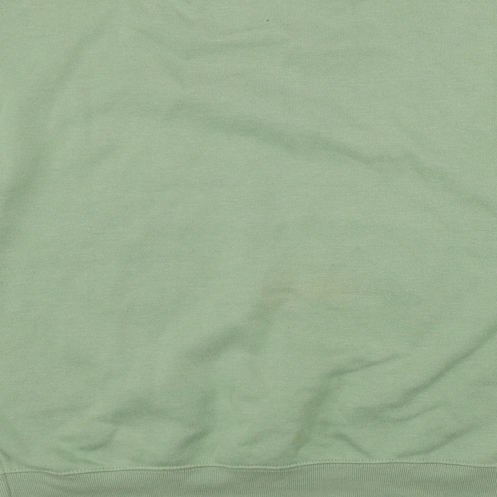 Primark Womens Green  Cotton Pullover Sweatshirt Size 6