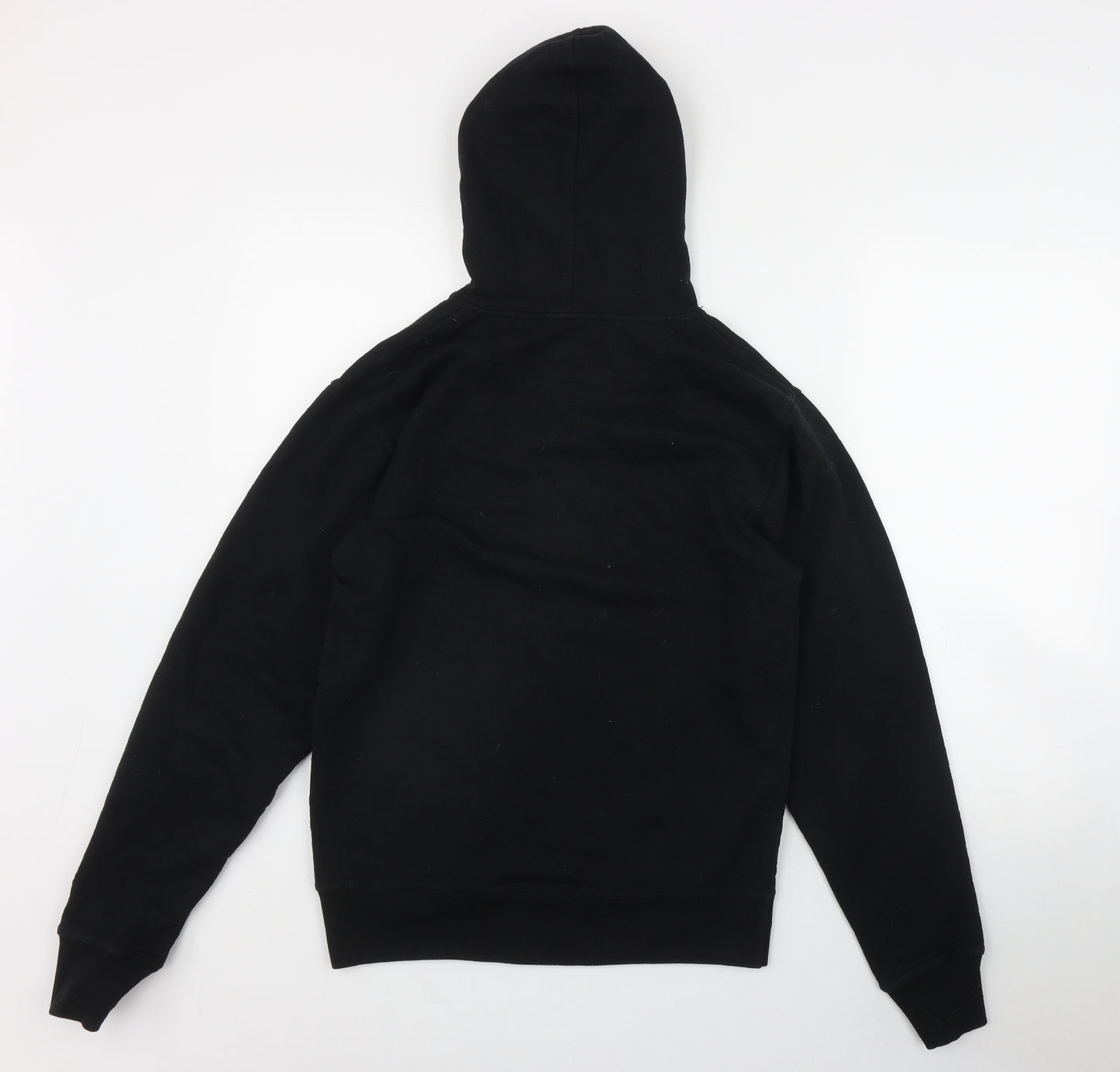 Champion Mens Black  Cotton Pullover Hoodie Size S