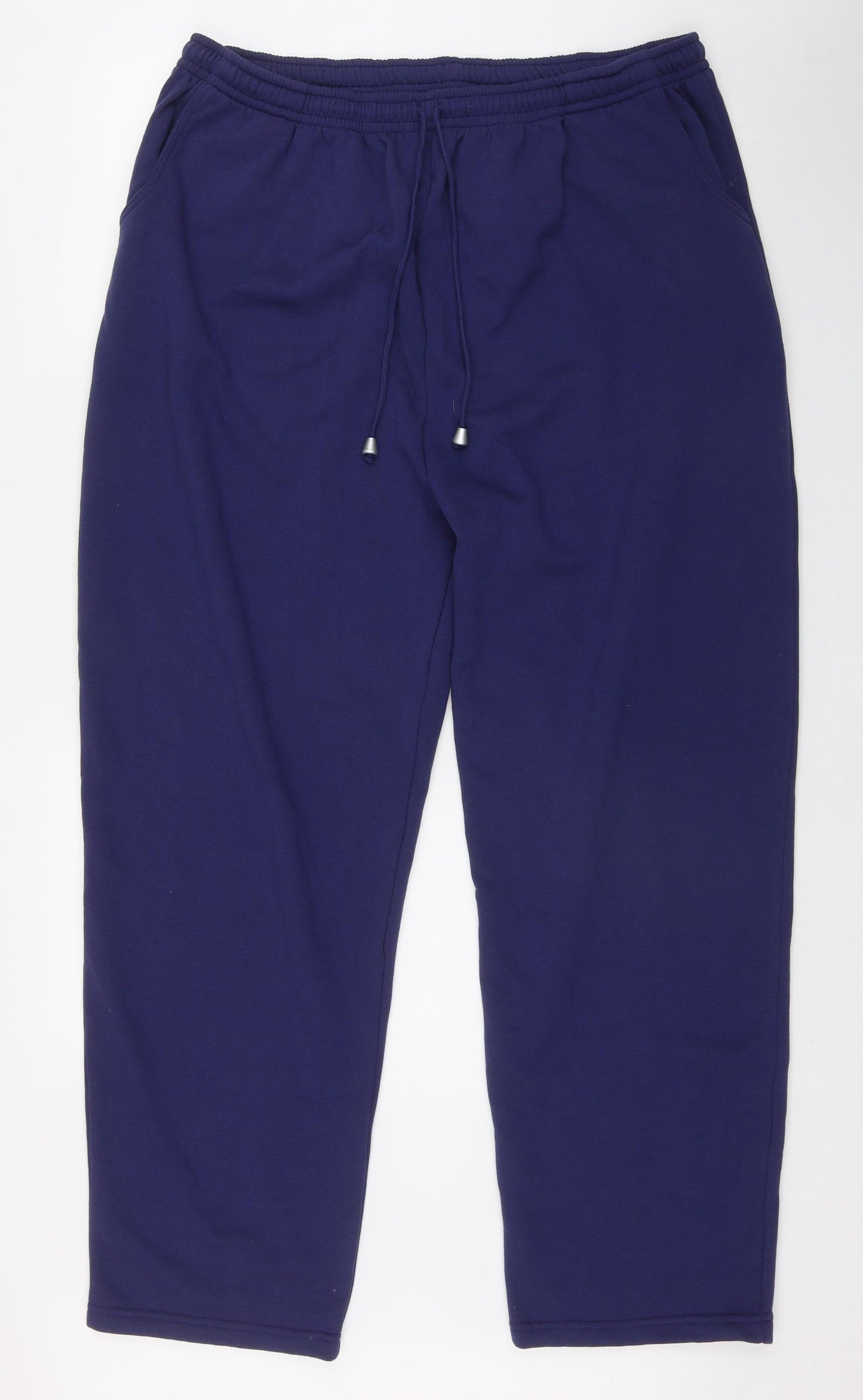 Damart Womens Blue  Polyester Jogger Trousers Size L L29 in Regular