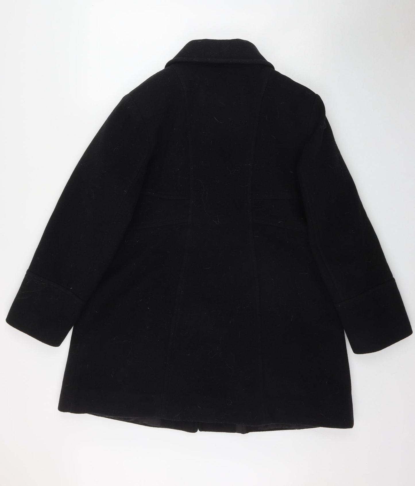 London Fog  Womens Black   Jacket Coat Size L  Button