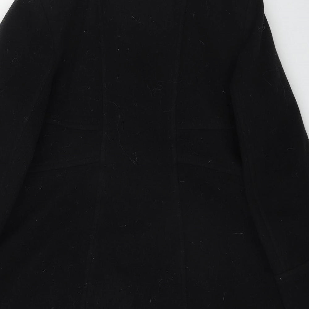 London Fog  Womens Black   Jacket Coat Size L  Button