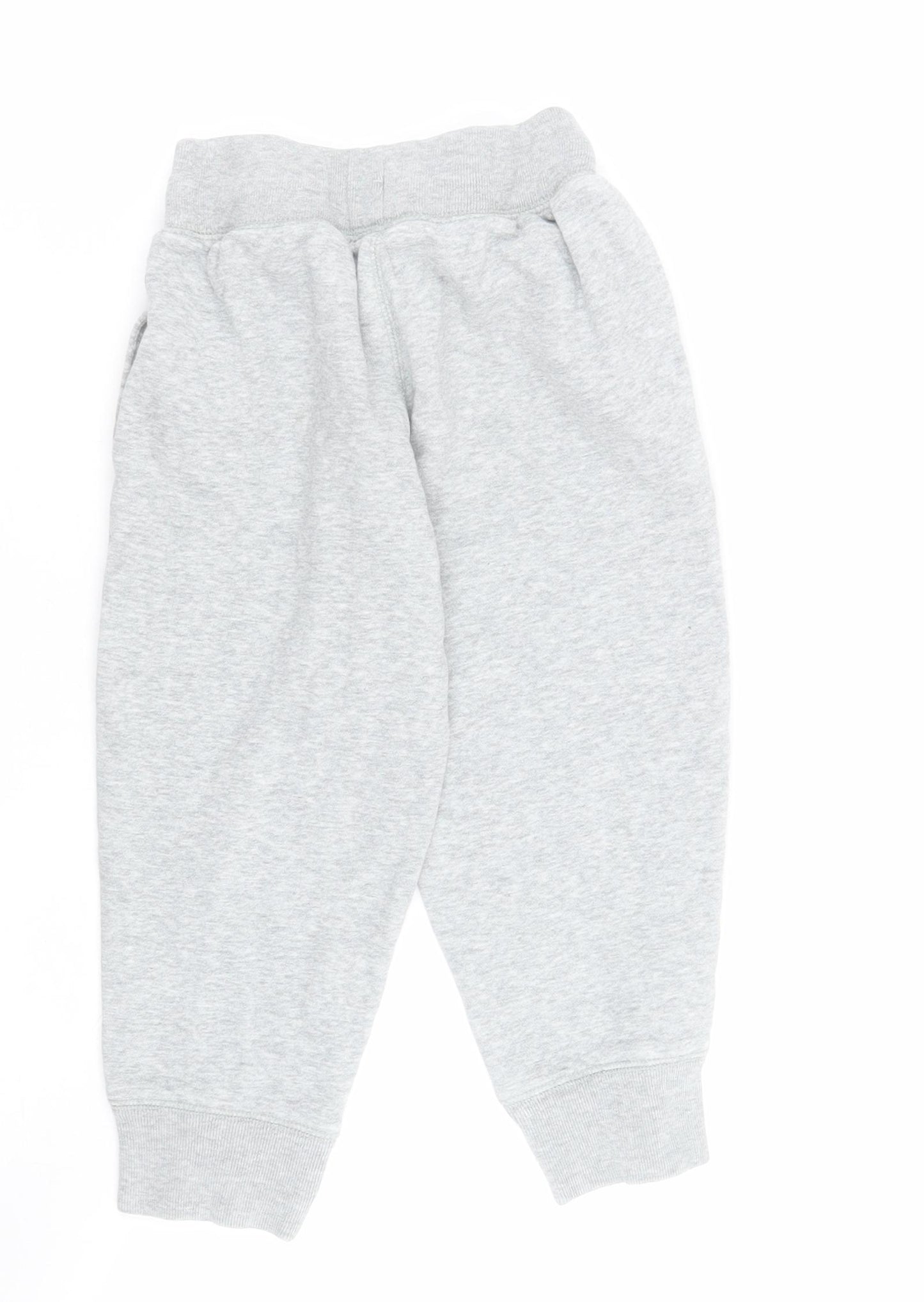 Gap Boys Grey  Cotton Jogger Trousers Size XS  Regular Drawstring