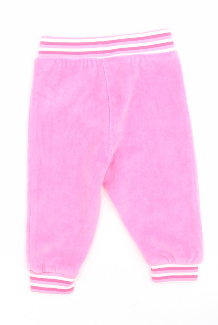 Dunnes Baby Pink  Cotton Jogger Trousers Size 6-9 Months  Pullover