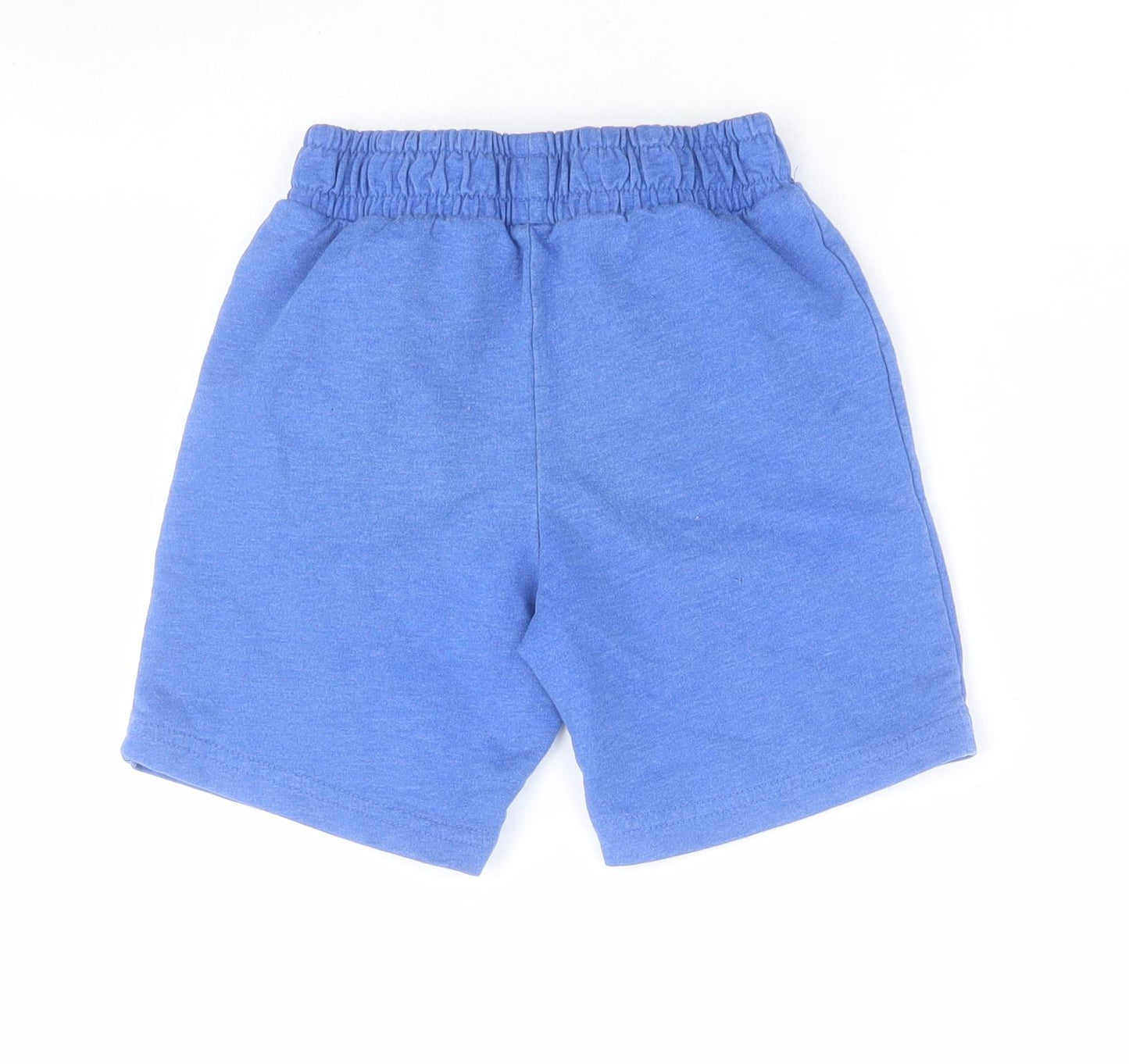 Dunnes Boys Blue  Cotton Sweat Shorts Size 4 Years  Regular Drawstring