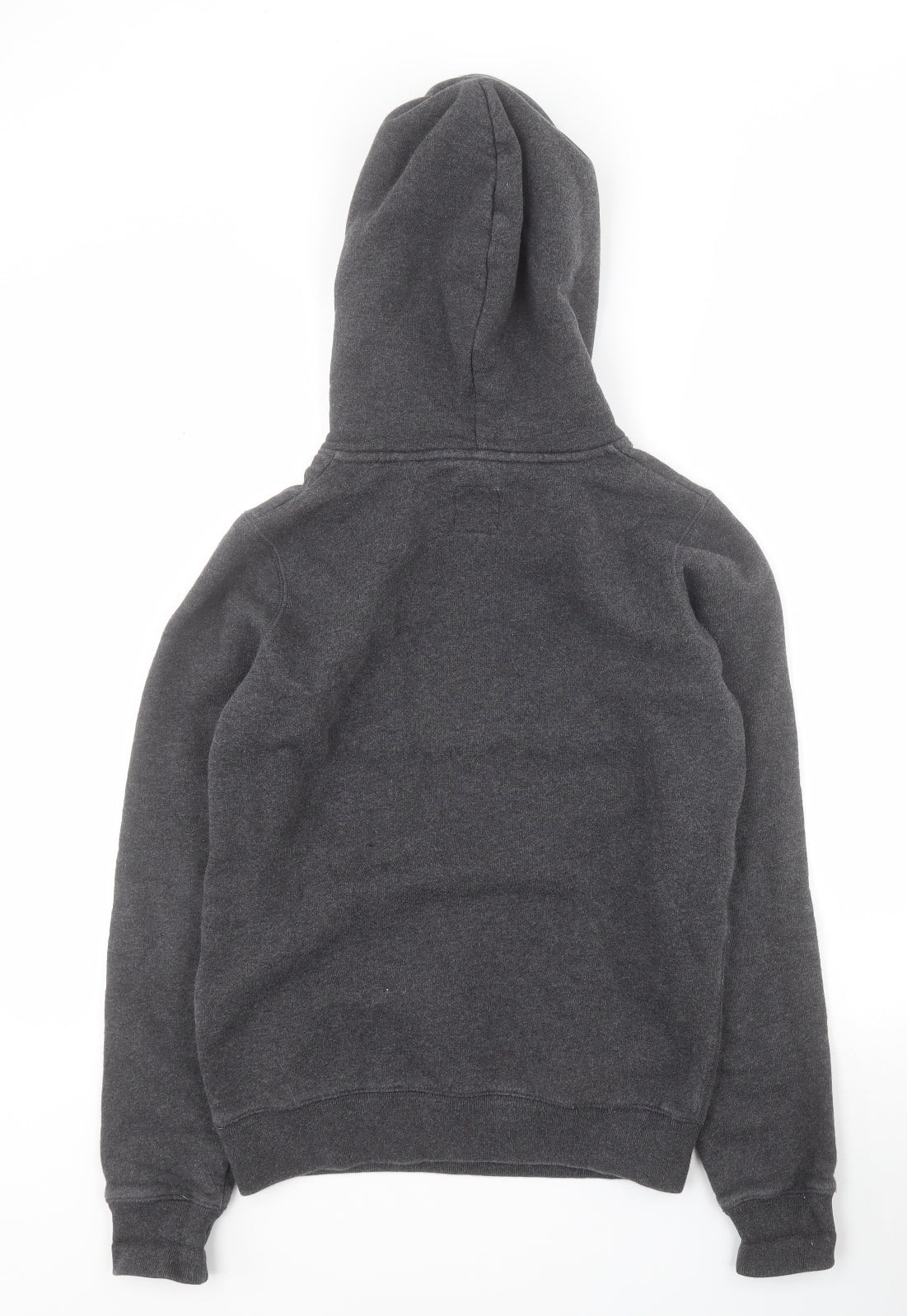 Jack Wills Womens Grey  Cotton Pullover Hoodie Size 6  Pullover