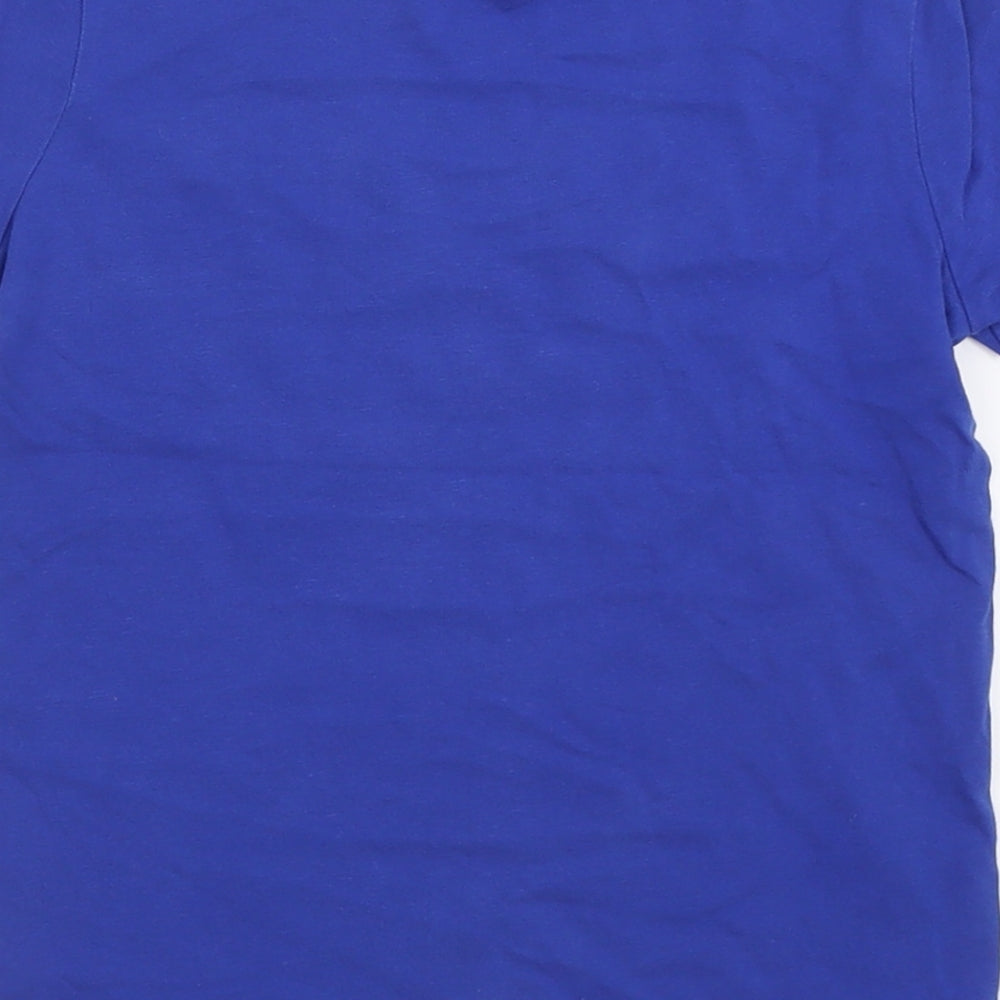 gelrge Boys Blue  Cotton Basic T-Shirt Size 6-7 Years Crew Neck Pullover - Nerf