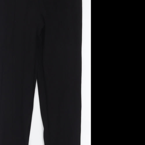 Dunnes Stores Womens Black  Viscose Capri Trousers Size S L26 in Regular