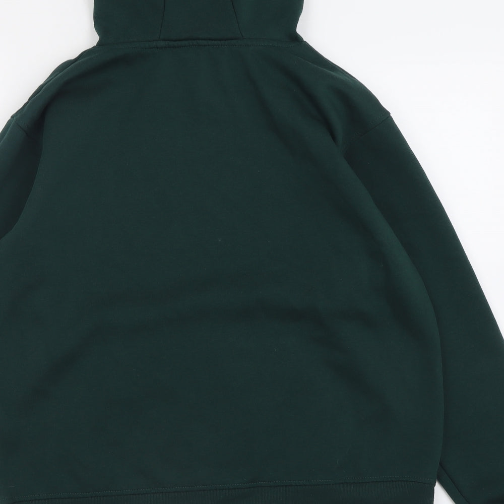 Primark Womens Green  Cotton Pullover Hoodie Size S  Pullover