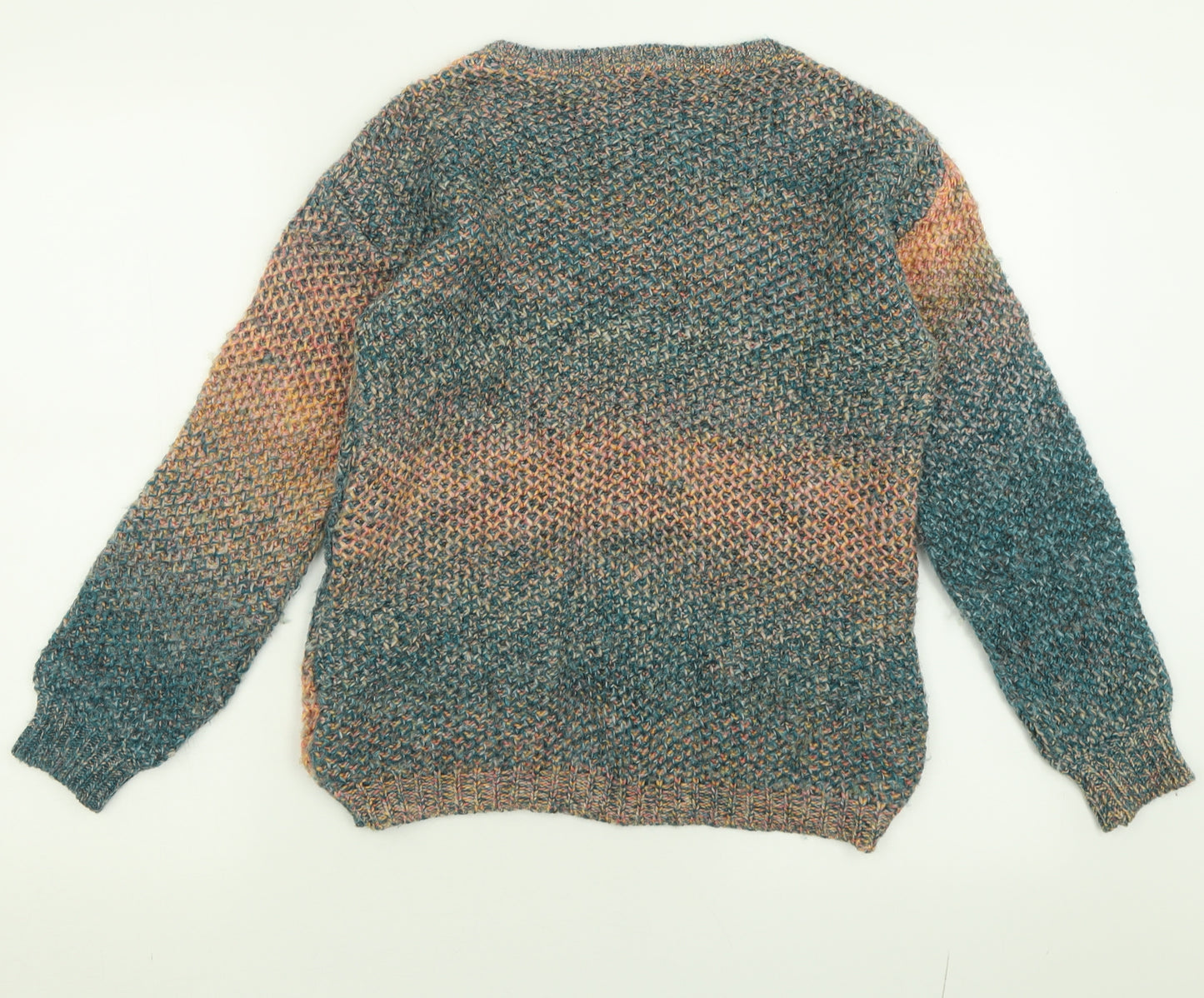 Atmosphere Womens Blue Crew Neck  Acrylic Pullover Jumper Size 10