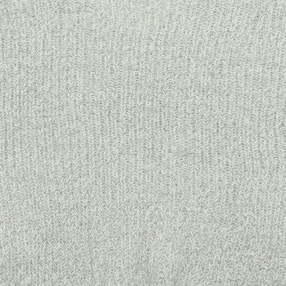 Jacqueline De Yong Womens Grey Crew Neck  Acrylic Pullover Jumper Size L