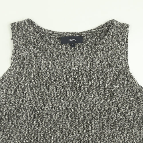NEXT Womens Multicoloured  Cotton Basic Tank Size 10 Crew Neck