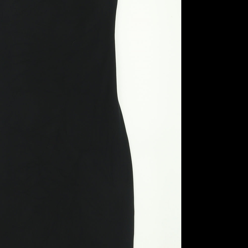 Internacionale Womens Blue  Polyester Bodycon  Size 10  Crew Neck Pullover