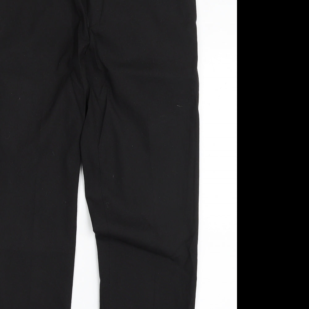 Topman Mens Black  Polyester Trousers  Size 30 in L29 in Regular Zip