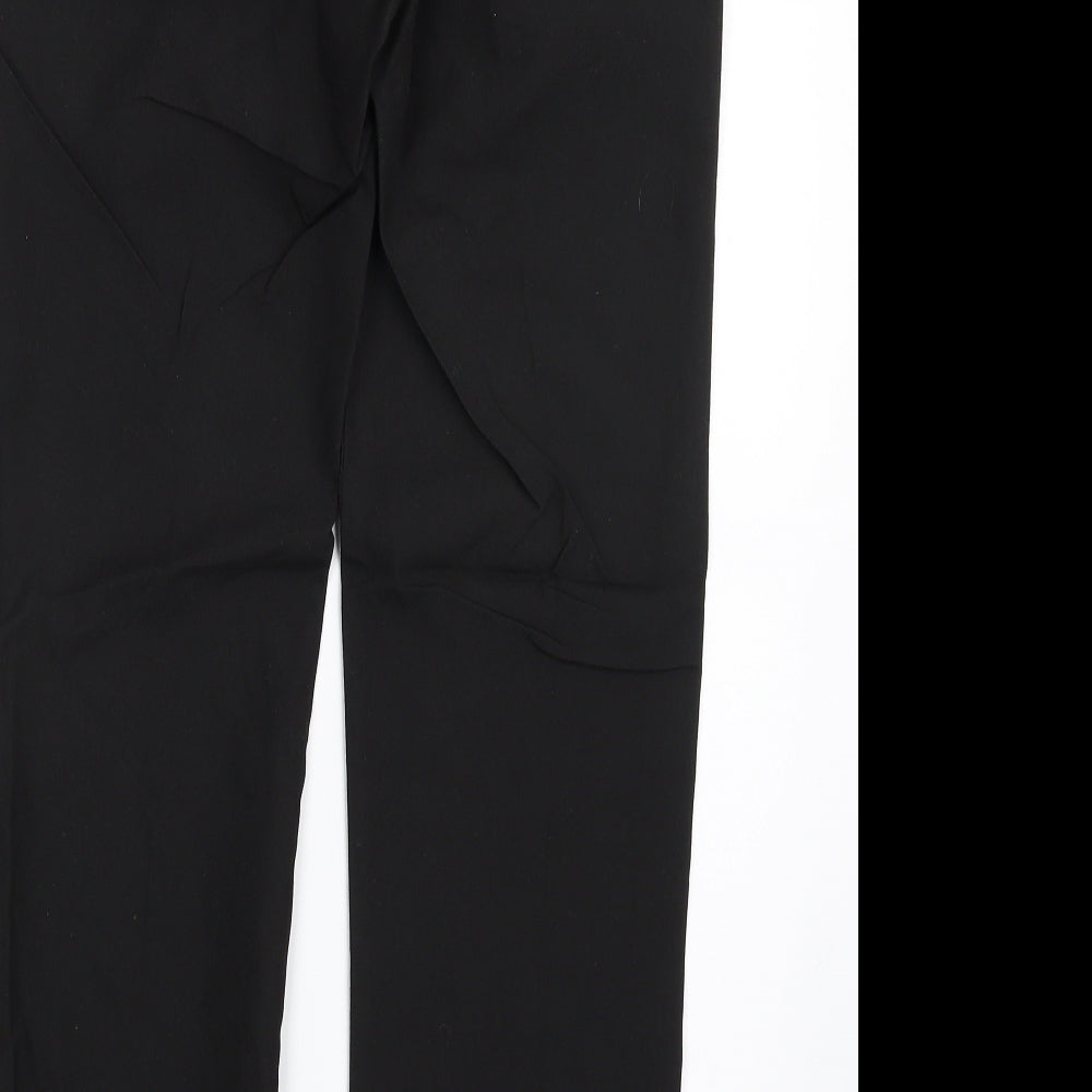 Topman Mens Black  Polyester Trousers  Size 30 in L29 in Regular Zip