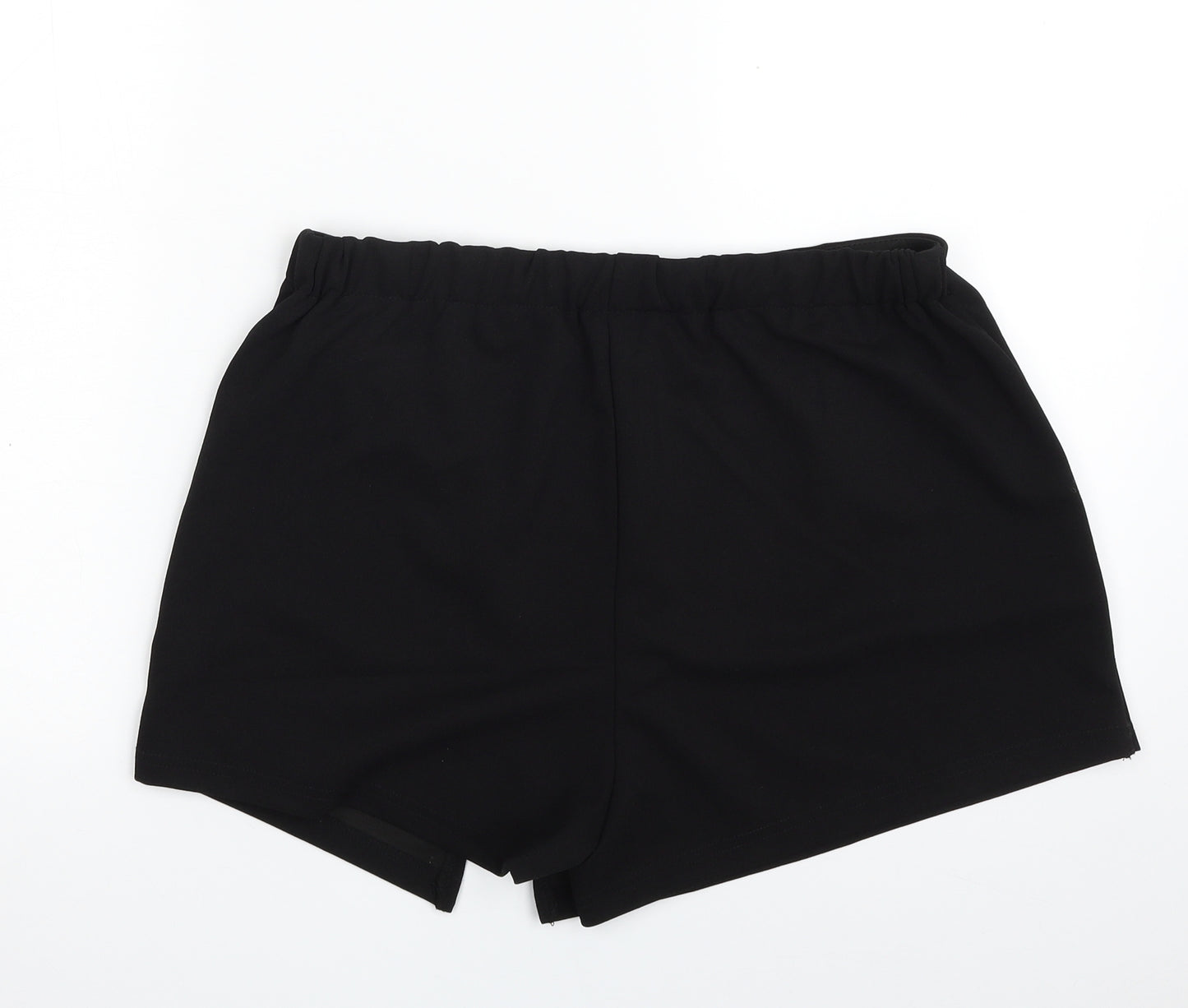 SheIn Womens Black  Polyester Wrap Skort Size XL