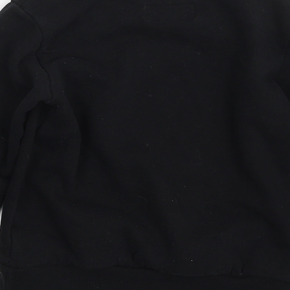 NEXT Boys Black  100% Cotton Pullover Sweatshirt Size 3-4 Years  Pullover - Crane