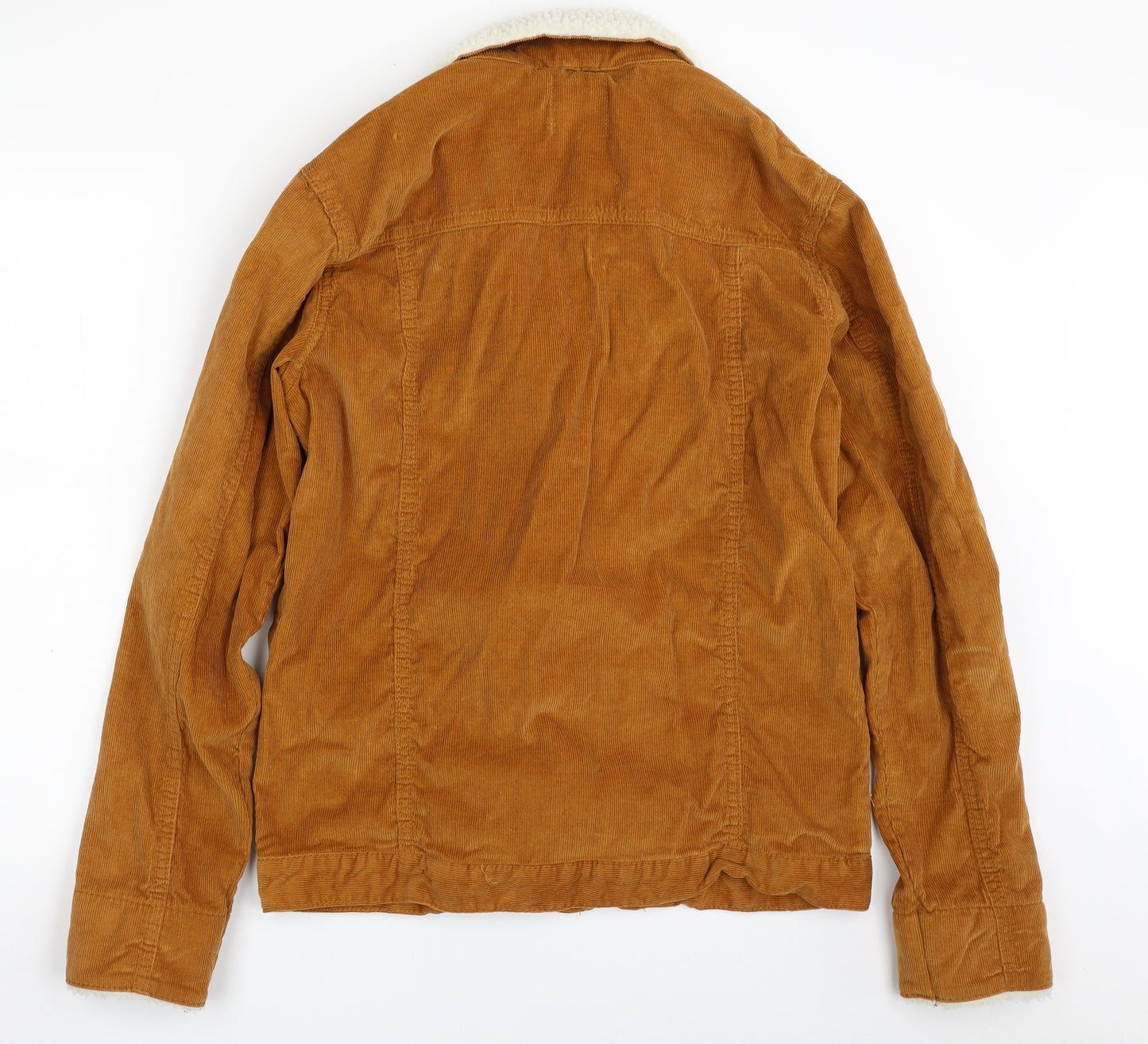 Boohoo Mens Brown   Jacket  Size L  Button
