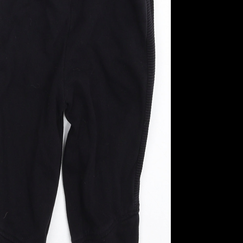 TU Boys Black  Cotton Jogger Trousers Size 3 Years  Regular