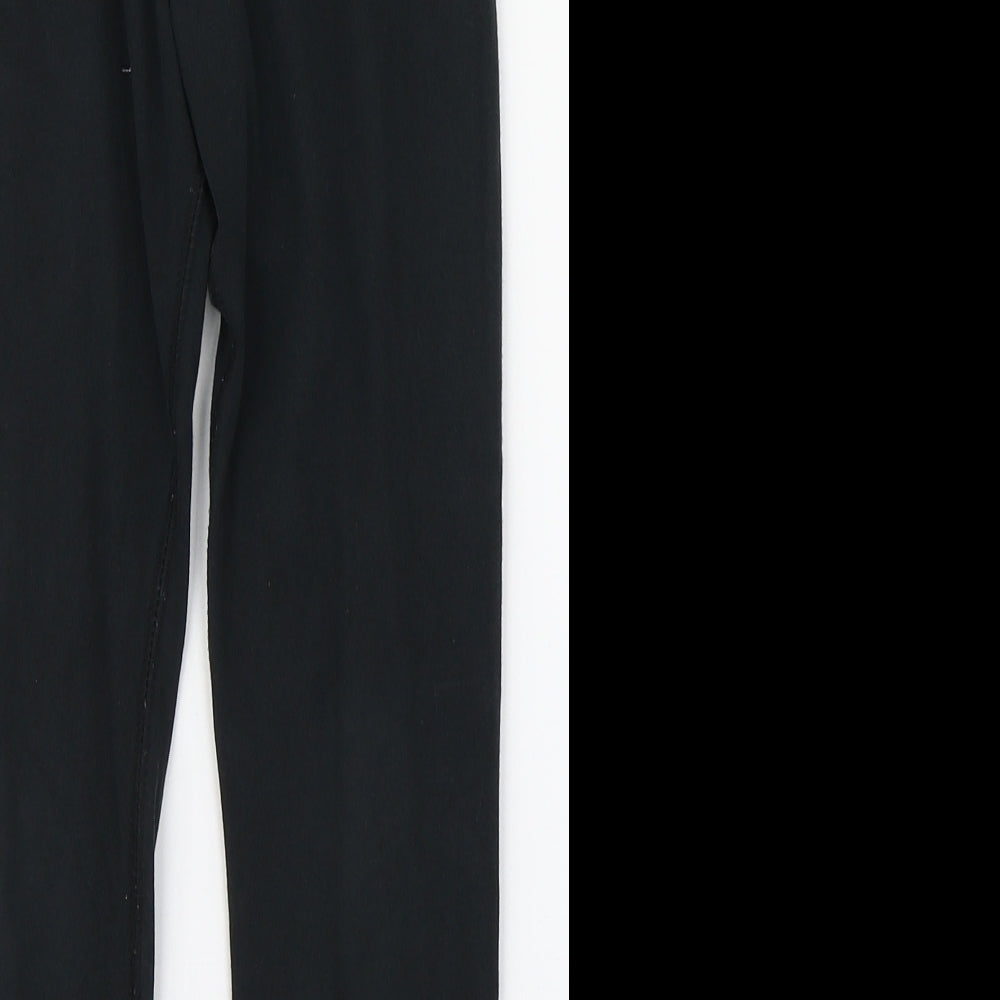 Nike Girls Black  Cotton Jogger Trousers Size 8-9 Years  Regular Pullover - Legging