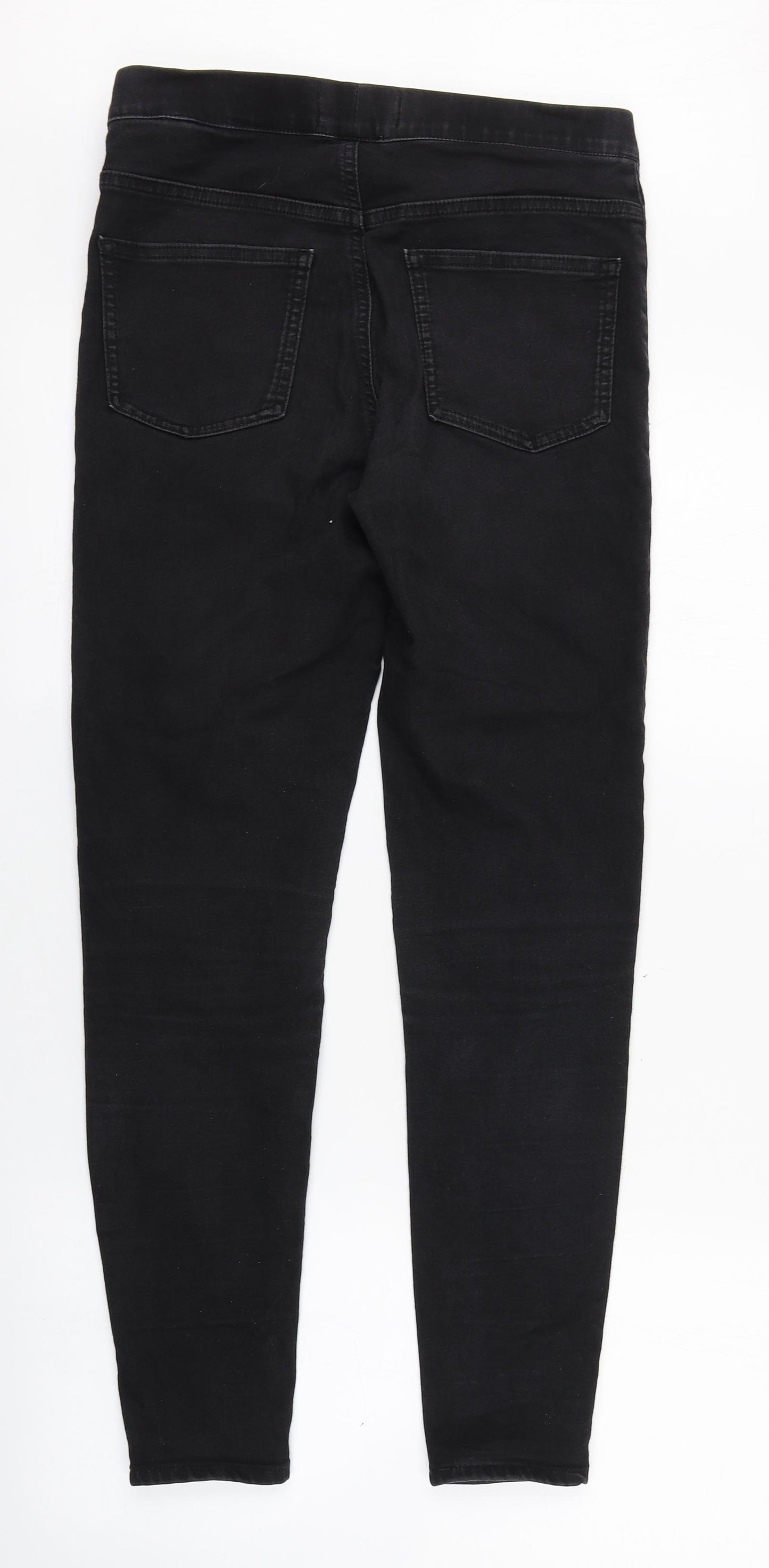 Marks and Spencer Womens Black  Polyester Jegging Jeans Size 10 L27 in Regular