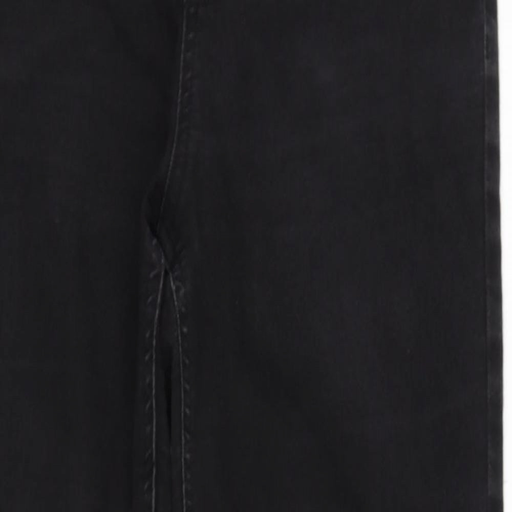 Marks and Spencer Womens Black  Polyester Jegging Jeans Size 10 L27 in Regular